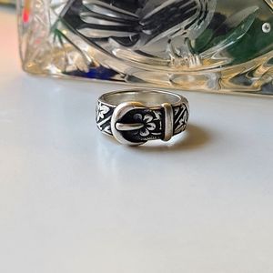 James Avery Floral Belt Buckle Ring Size 7